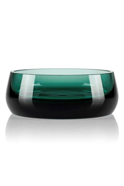 Paşabahçe Smoked Green Topaz Bowl 19 Cm, Stylish Tableware, Kitchen Accessory