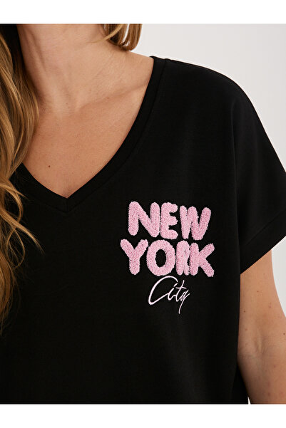 Factory Price Γυναικεία Μαύρη Μπλούζα