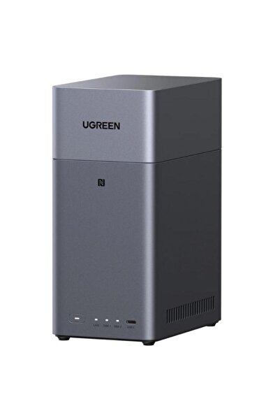 Ugreen NASync DH2300 2-слотов NAS, 8-ядрен A72+A53, 4GB LPDDR4X, 1GbE LAN, 4K...