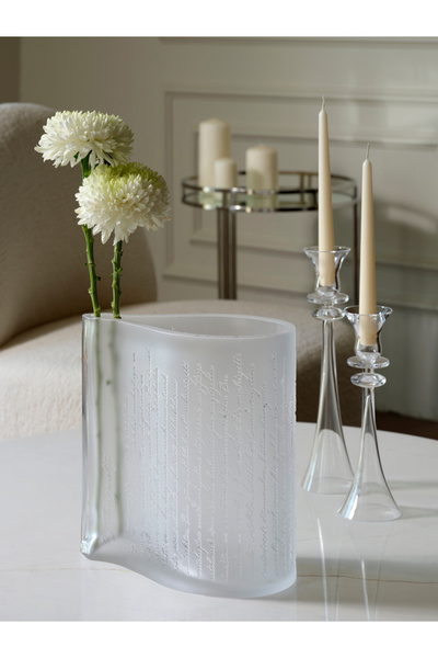 Paşabahçe "Ey Turkish Youth" Hitap Vase, Stylish Decorative Vase