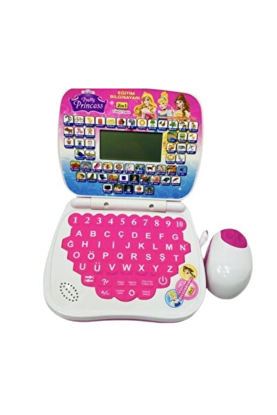 BC 100 Fonksiyonlu türkce ingilizce Pembe prenses figürlü laptop