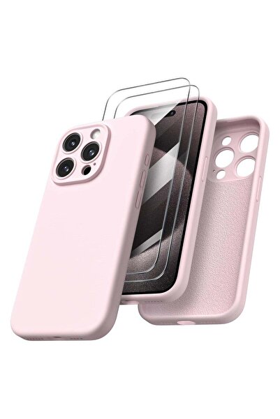 ELTRAZONE Compatible with iPhone 15 Pro Max Case Shockproof with 2pcs Screen ...