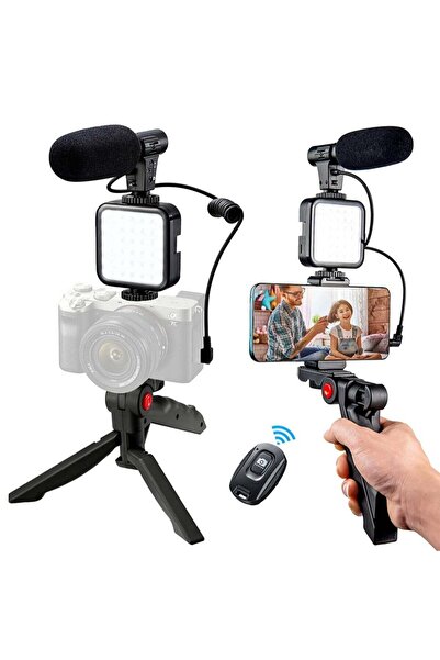 ELTRAZONE Vlogging Kit Smartphone Camera Video Vlogging Kit for iPhone/Android
