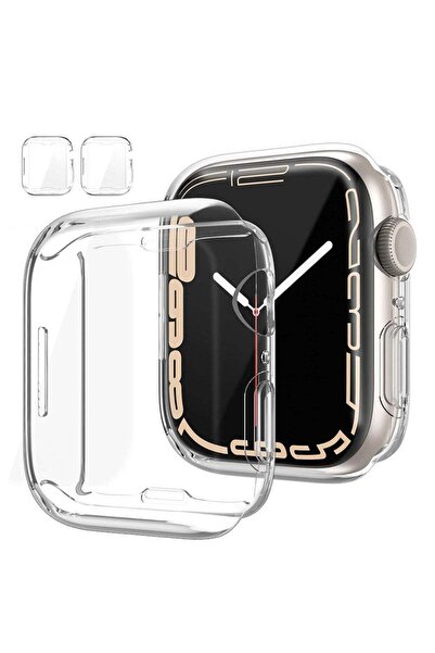 Generic [2 Pack] Clear Case for Apple Watch Series 7 41mm, Screen Protector, ...