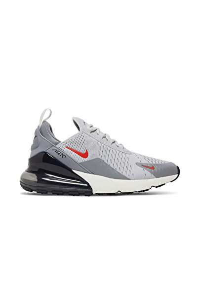 Nike Air Max 270 Max Air Teknolojili Günlük Spor Ayakkabı Gri / Turuncu / Kre...