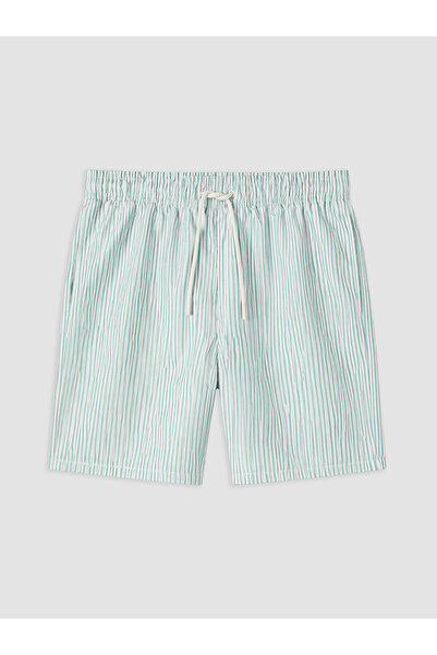 LC Waikiki Rmz Gi̇yi̇m Farkiyla Short Length Striped Men's Swim Shorts