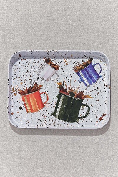 Paşabahçe Bistro Tray Splash, Stylish Serving Tray
