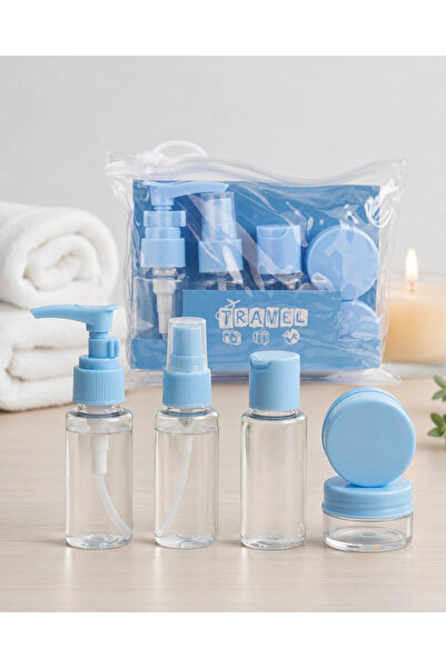 CNDR 5 Pieces Travel Cosmetic Set Leak Proof Portable Care Bottles