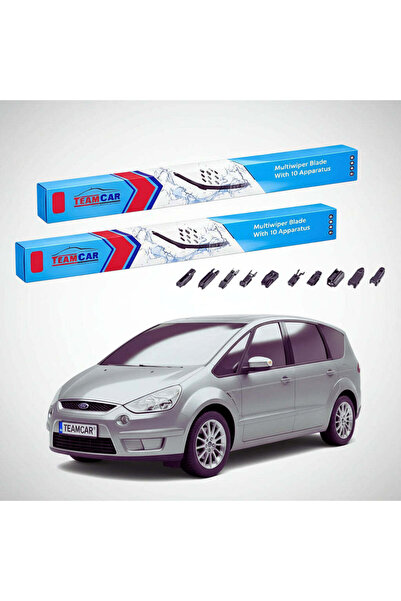 TEAMCAR Ford S-Max Mk1 WA6 2006-2009 Wiper Blades | Front Set Flat Premium – ...