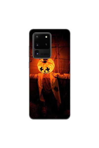 OEM Калъф, съвместим със Samsung Galaxy S20 Ultra, силиконов гел TPU, с десен...