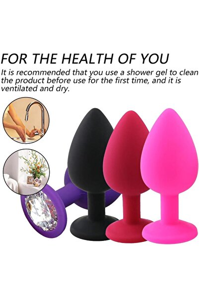 Sensvia Anal Plug (S) Medikal Silikon - Anal Tıkaç - Anal Genişletici -Gizli Gönderim