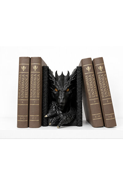 3dlink Suport Carte Dragon Negru cu Gheare – Decorațiune Fantasy pentru Birou