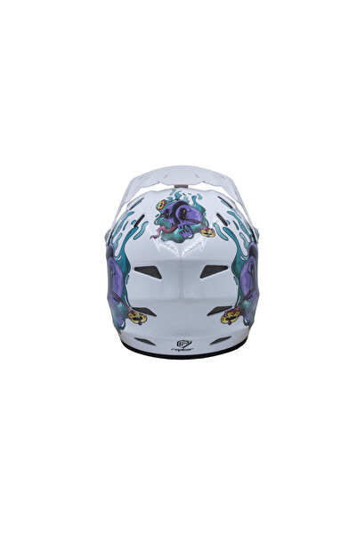 RAPTOR GRAVITY Full Face Kask (Impact-Pro) - Varsity Chaos - s
