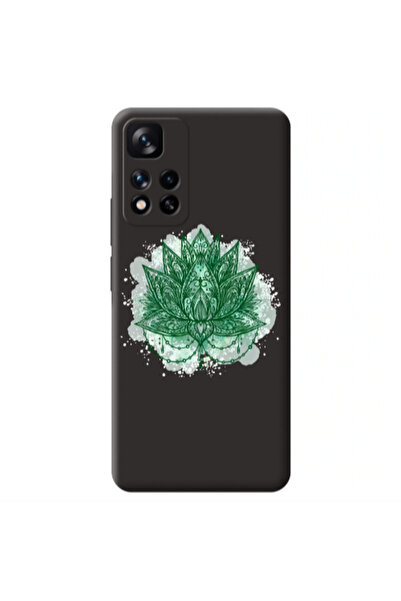 Other Xiaomi Redmi Note 11 Pro 5G Witch leaf Black Colored Silicone TPU Θήκη
