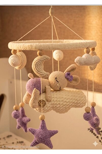 NEVAMATÖLYE 🌙 Tamamen El Emeği Amigurumi Bebek Dönencesi 🐰