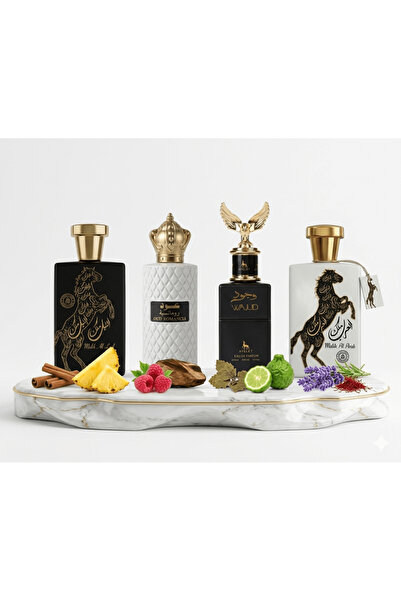 Ayelet Set de 4 parfumuri bărbătești orientale - Malik al Lail + Oud Romancia...