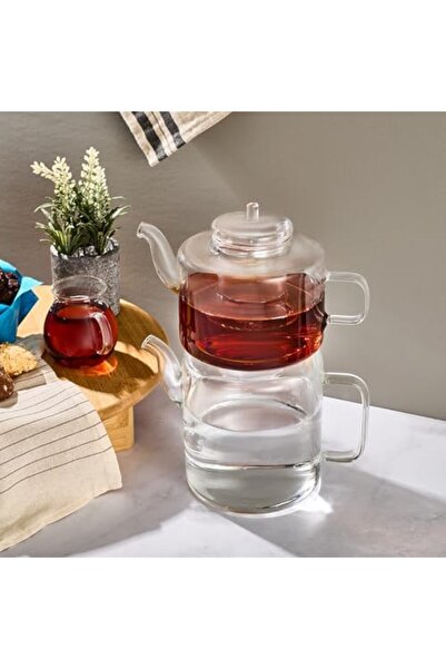 Yıldızan Edl Shop Tobby Borosilicate Glass Teapot Edl Shop 1290799
