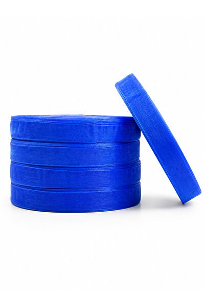 OEM Blue Organza Ribbon Top Bottom Set 1 cm 45.72 m