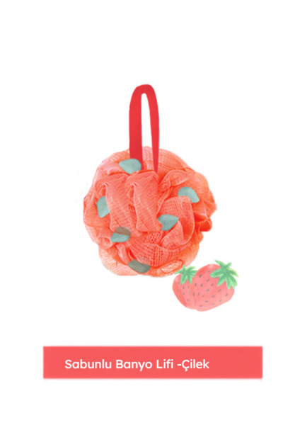 PYCOS COSMETICS Soap Bath Washcloth Strawberry