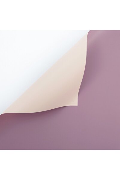 OEM Bicolor Plastic Cellophane Lilac-Cream 58x58 cm