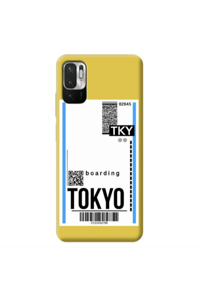 Other Xiaomi Redmi Note 10 Pro 5G Tokyo Boarding Yellow Colored Silicone TPU ...