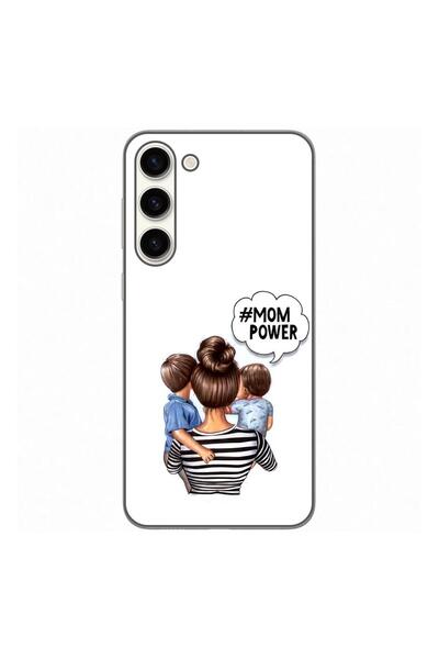 OEM Калъф, съвместим със Samsung Galaxy S23 Plus, силиконов гел TPU, с десен ...