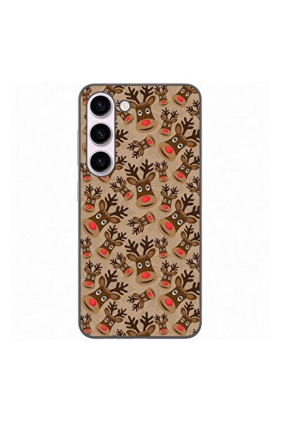 OEM Case compatible with Samsung Galaxy S23 Silicone Gel Tpu Christmas Rudolf...