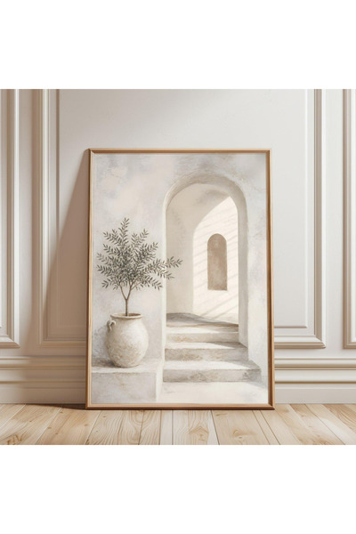 Tuba Decor Tablou dintr-o singură bucată cu ramă din lemn