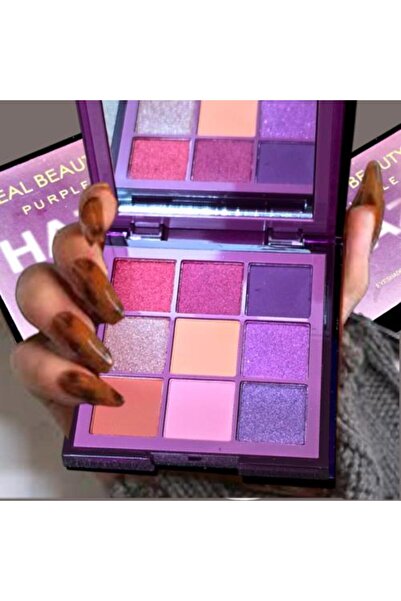 real beauty PURPLE Eyeshadow Palette No. 4 - Strong Pigment, Matte, Shimmer, ...