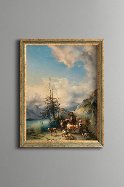 epiqart The Return of the Horse - Vintage Patterned Painting - Fine Model