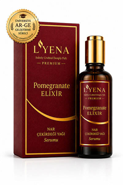 LYENA Premium Pomegranate Elixir Nar Çekirdeği Yağı Cilt Bakım Serumu 50 ml –...