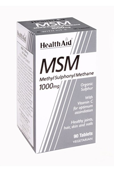 Health Aid Msm 1000mg with Vitamin C, 90 tabs