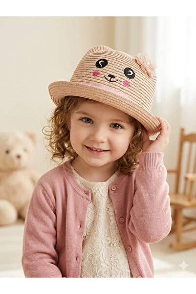 burjalmodah Stylish Children's Hat for Parties and Outings - Straw with Uniqu...