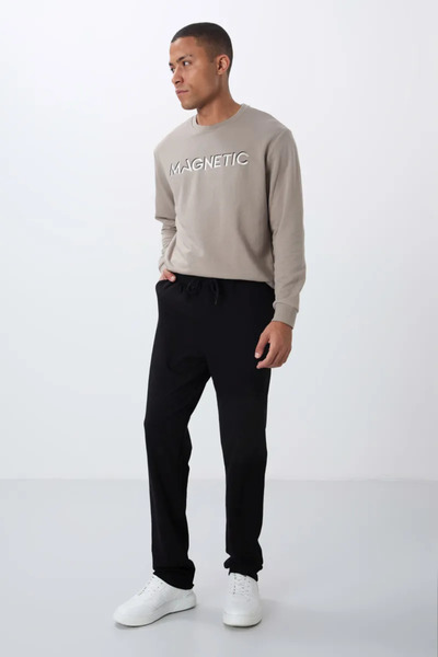 TOMMY LIFE T06Er-84682 Düz Paça Erkek Eşofman Alt