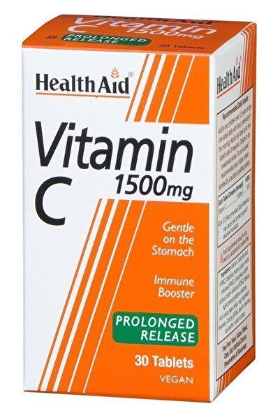 Health Aid Vitamin C 1500mg, Prolonged Release 30tabs