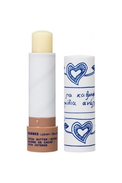 korres Ενυδατικό Lip Balm Cocoa Butter για τα Χείλη με Βούτυρο Κακάο, 4,5g