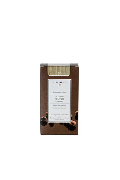 korres Argan Oil Advanced Colorant 8.1 Ξανθό Ανοιχτό Σαντρέ