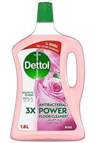 Dettol Power Detergent for Floors Antibacterial with Rose Fragrance 1.8L