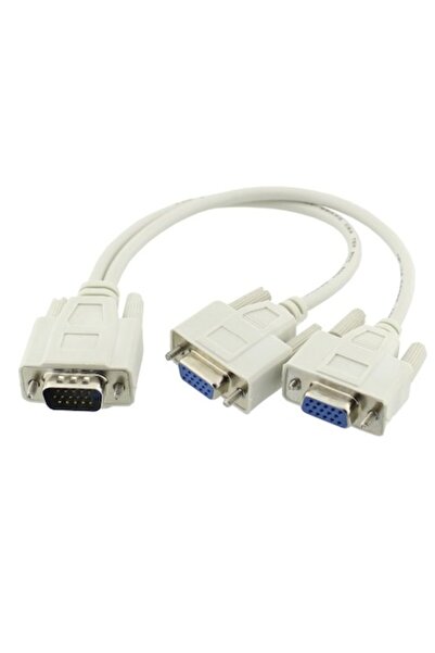 OEM Splitter VGA, VGA tată - 2xVGA mamă, lungime 20cm - 128099