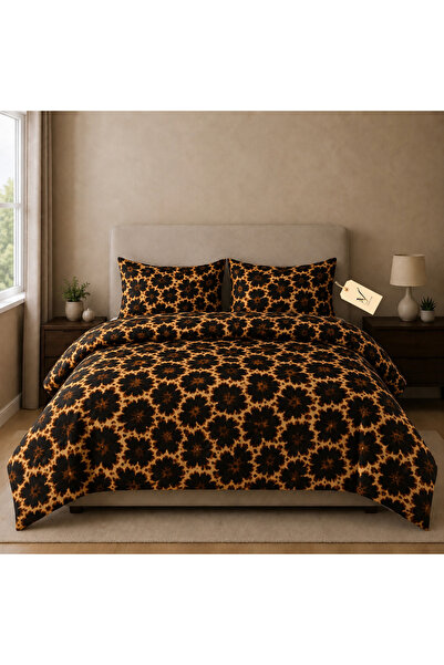 View star Viewstar 4 Piece Microfiber Bedding Set, 1 Printed Duvet Cover, 1 F...