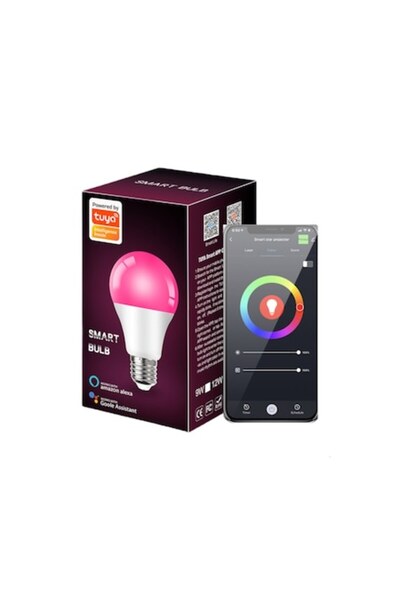 OEM Bec SMART, WIFI&BLE, E27, LED RGB, 15W, Multiple moduri de iluminare, Con...