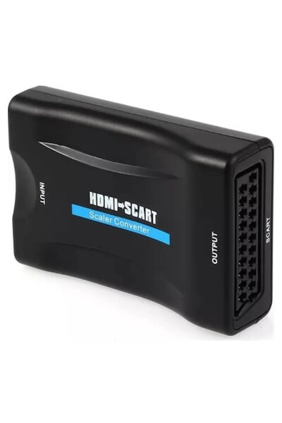 OEM Convertor de semnal video, HDMI la SCART, Full HD, 1080p, negru