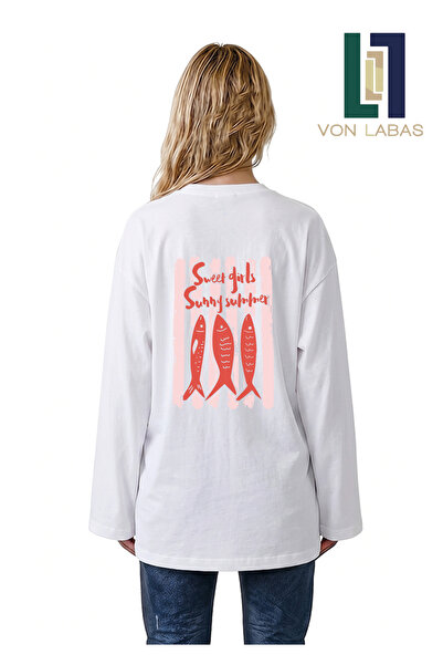Grafftee Clothing Summer Vibe (Summer Vibe) Θεματικό μακρυμάνικο μπλουζάκι με...