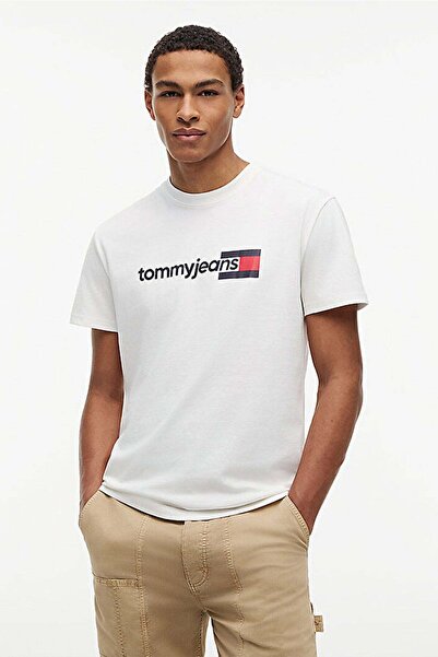 Tommy Jeans Erkek Tişört-DM0DM23406
