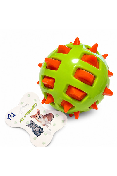 Pet Products Minge cu țepi cu sunet, verde