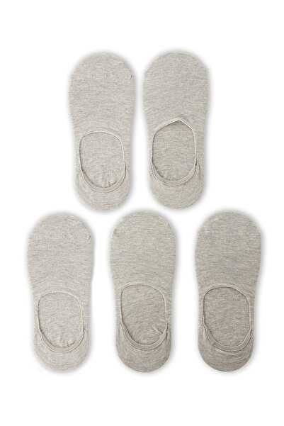 Kiğılı Set of 5 Cotton Flexible Loafer Socks
