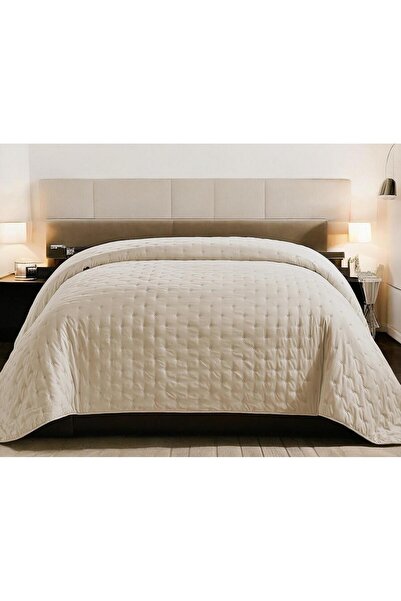 Linea Home ΚΟΥΒΕΡΛΙ ΜΟΝΟΧΡΩΜΟ ΔΙΠΛΗΣ ΟΨΗΣ SELENE ΜΠΕΖ LH2015224-1