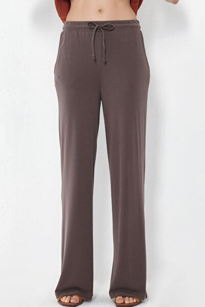 Hiccup BUSEM Pantaloni Jogger Din Jerseu, Picior Drept, Femei