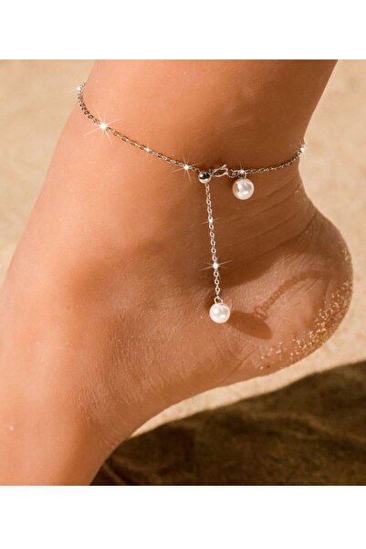 Shiklik Pearl Chain Women's Elegant Anklet