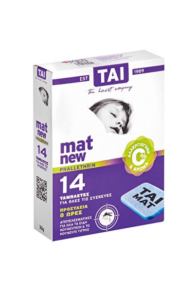 Tai Εντομοκτόνα Ταμπλέτες Βίγκαν mat 14 τεμάχια T